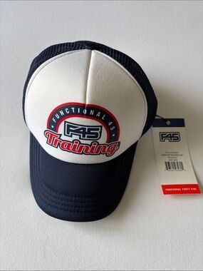 F45 Training Navy & White Logo Trucker Hat